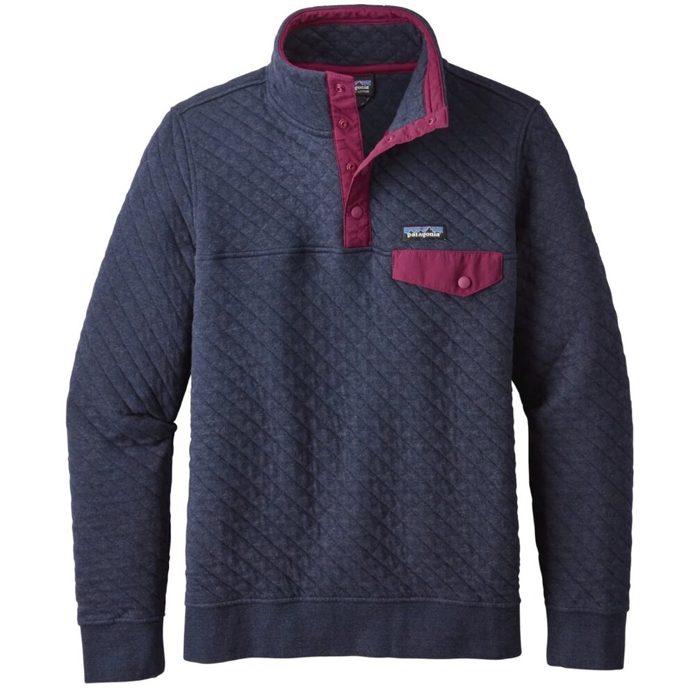 Men's Organic Cotton Quilt Snap-T® Pullover, Size Small